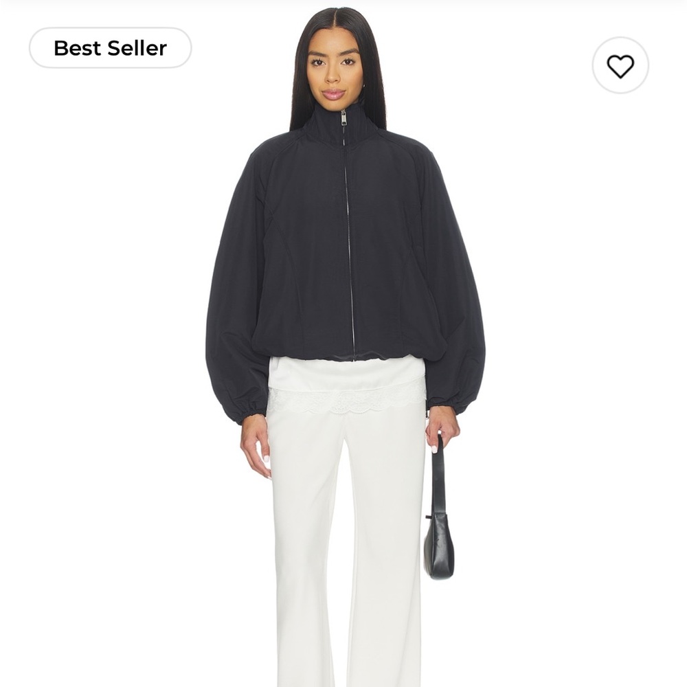 EAVES Aila Sport Jacket in Barely Black size x-small